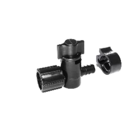 Pexlock Flair-It PEXLock 1/2 in. PEX X 1/2 in. D FPT Plastic Manifold with Valve 30892